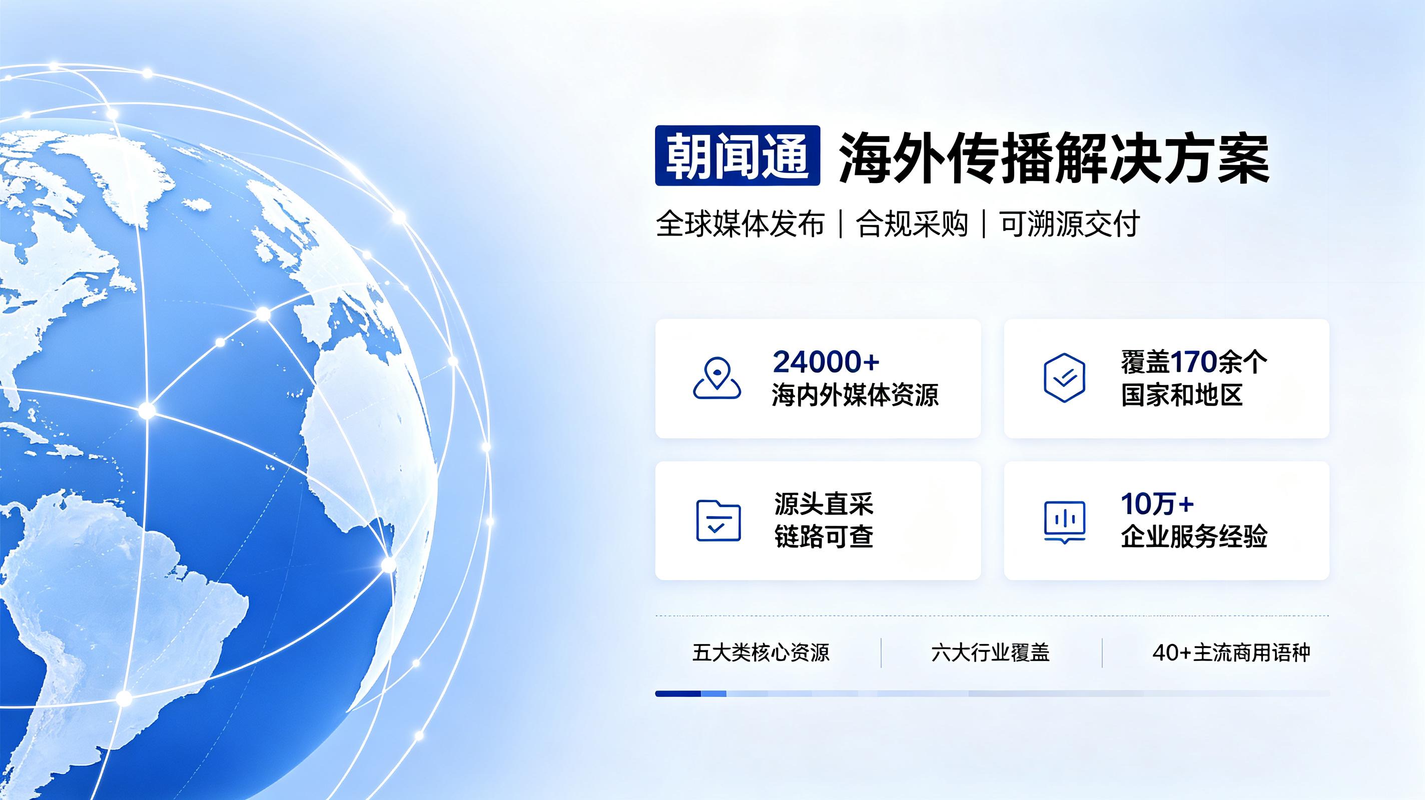 朝闻通海外发稿服务介绍 朝闻通海外发稿服务介绍