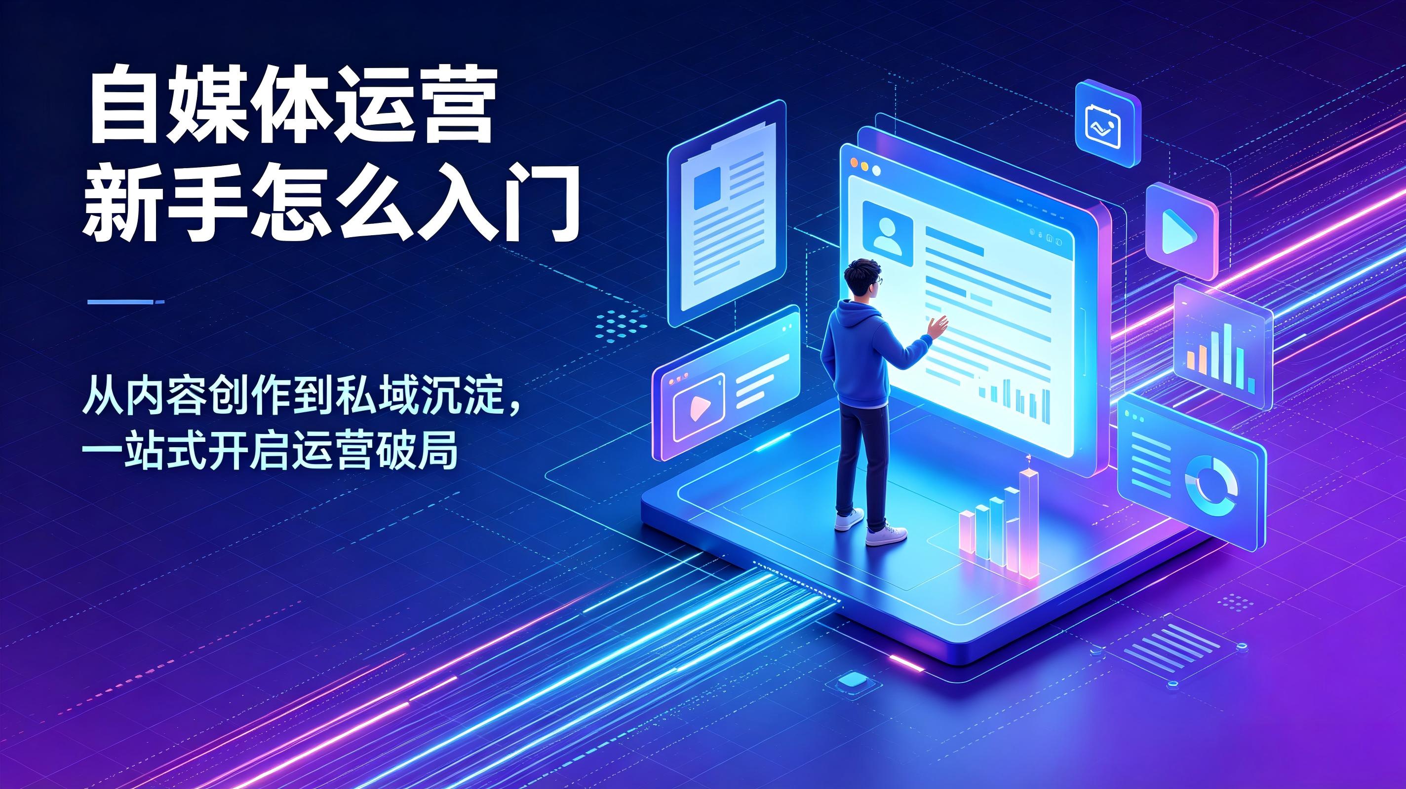 单打独斗太难做自媒体,拓氪科技一站式平台重新定义新手入门之路