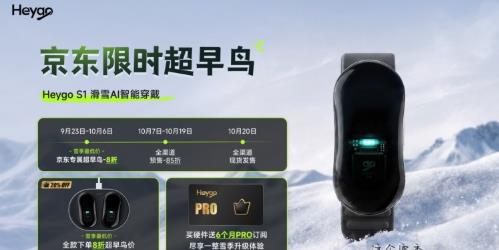 100+维度数据分析,实时语音反馈。滑雪AI智能穿戴 Heygo京东众筹开启